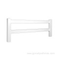 2 Rail White Vinyl Ranch Rail Horse Fence